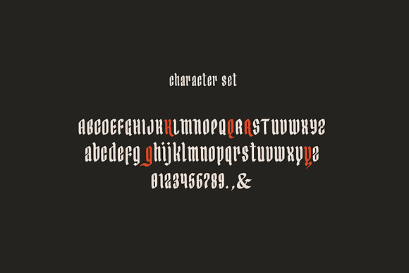 Yerington Typeface in Blackletter Fonts - product preview 10