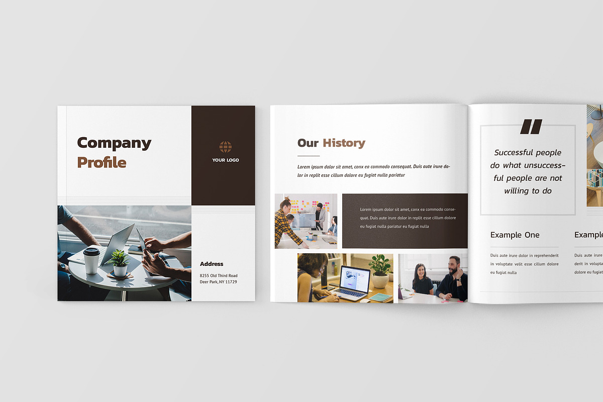 Square Project Proposal Template in Brochure Templates - product preview 8