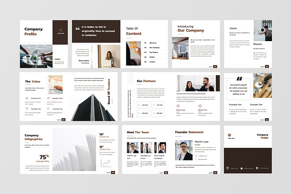 Square Project Proposal Template in Brochure Templates - product preview 2