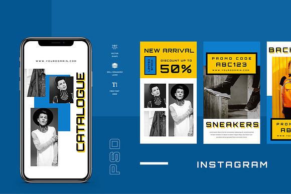 Eight - Instagram Stories Template in Instagram Templates - product preview 1