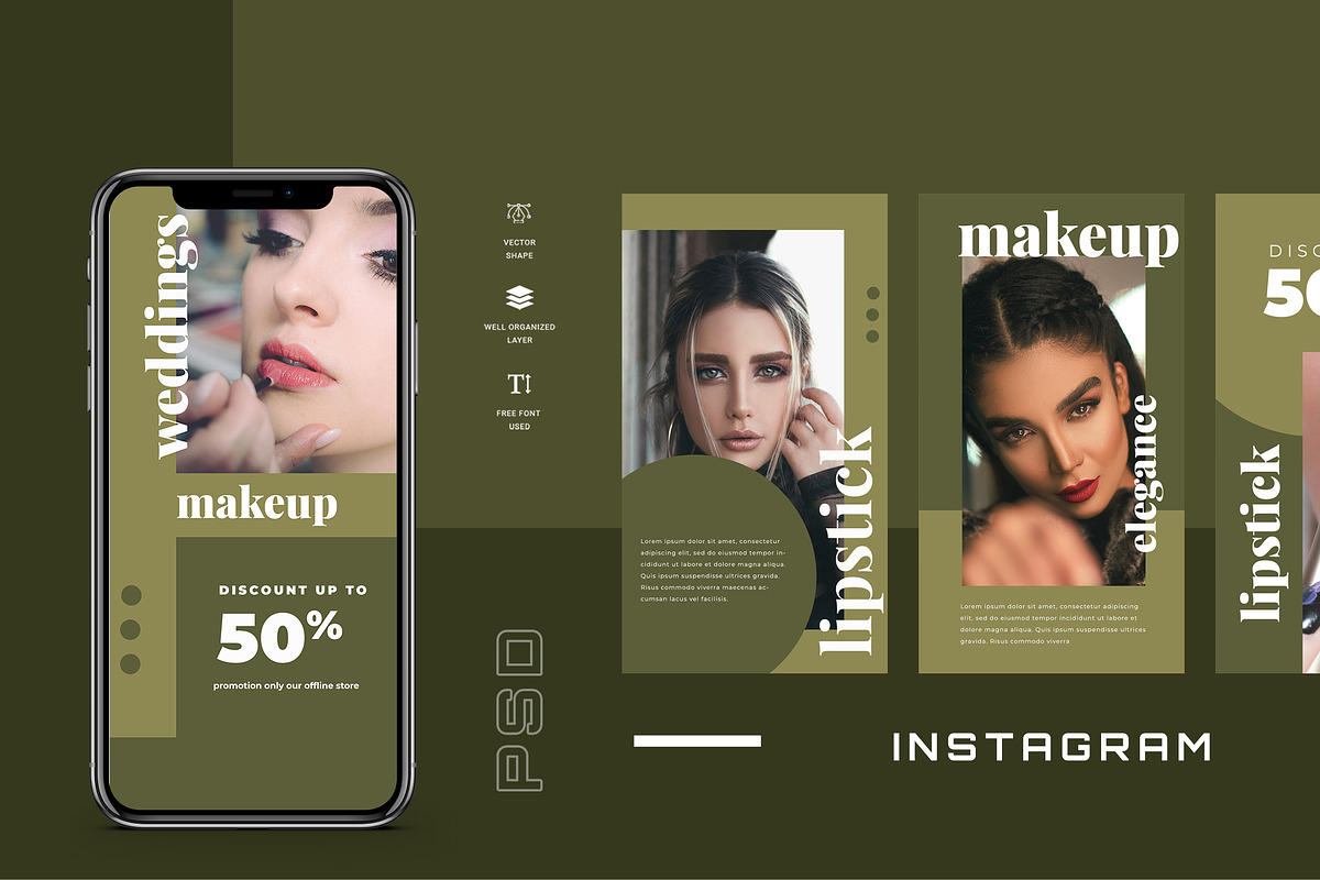 Four - Instagram Stories Template in Instagram Templates - product preview 8