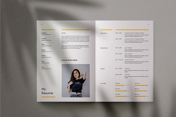 Graphic Design Portfolio in Brochure Templates - product preview 2