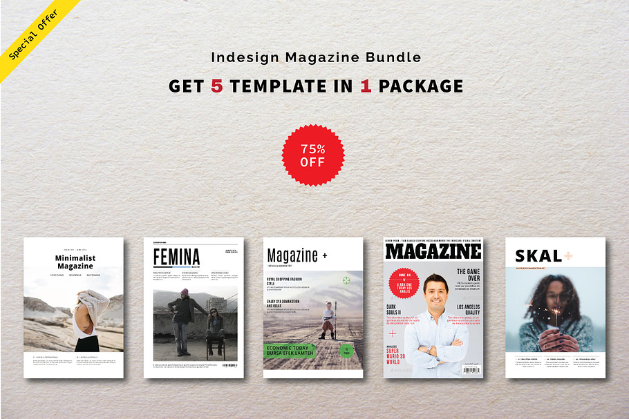Magazine Bundle in Magazine Templates - product preview 8