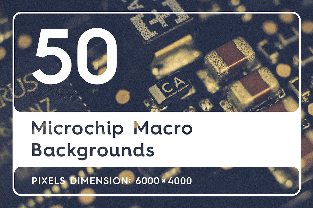 50 Microchip Macro Backgrounds in Textures - product preview 8