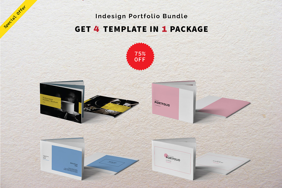 Indesign Portfolio Bundle in Brochure Templates - product preview 8