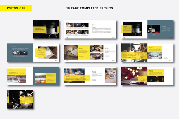 Indesign Portfolio Bundle in Brochure Templates - product preview 1
