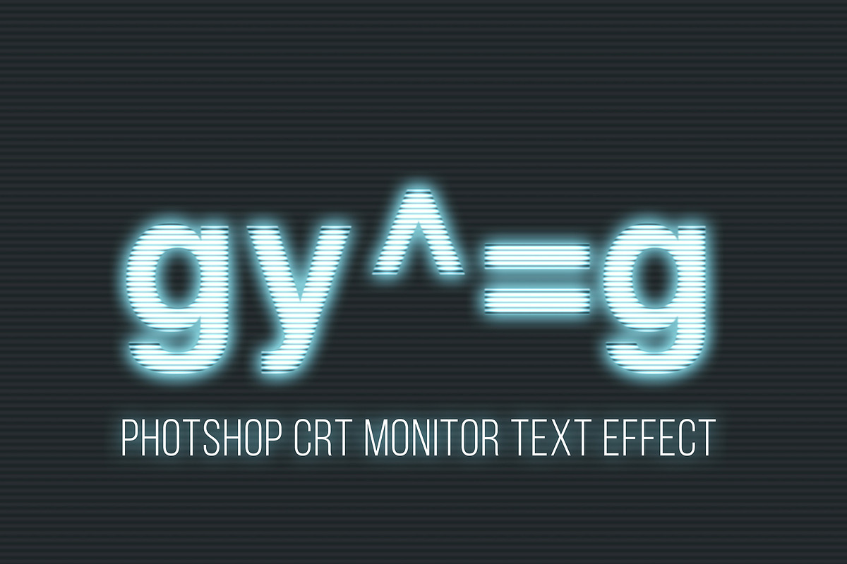 CRT screen text effect in Add-Ons - product preview 8