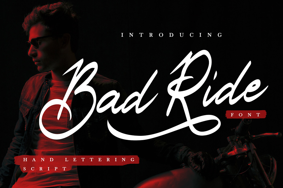 Bad Ride - Handlettering Script in Script Fonts - product preview 8