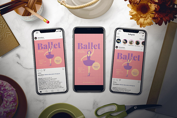 Ballet Flyer Set in Flyer Templates - product preview 1