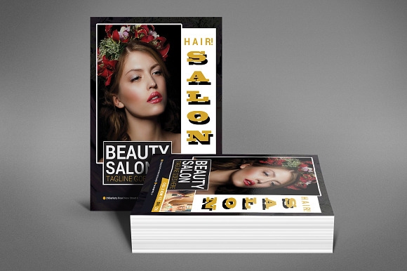 Beauty Saloon Flyer Template in Flyer Templates - product preview 3