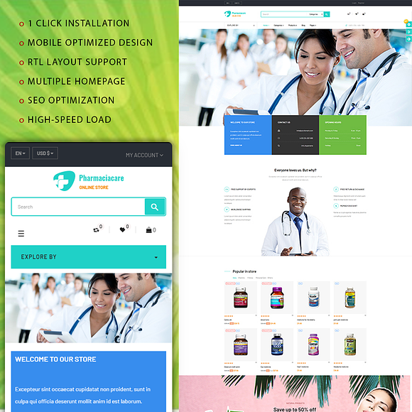 Ap Healthy in Website Templates - product preview 1