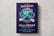 Halloween Party Flyer Template #09