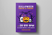 Halloween Party Flyer Template #014