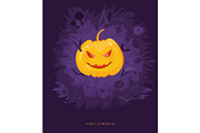 Halloween banner illustration vector