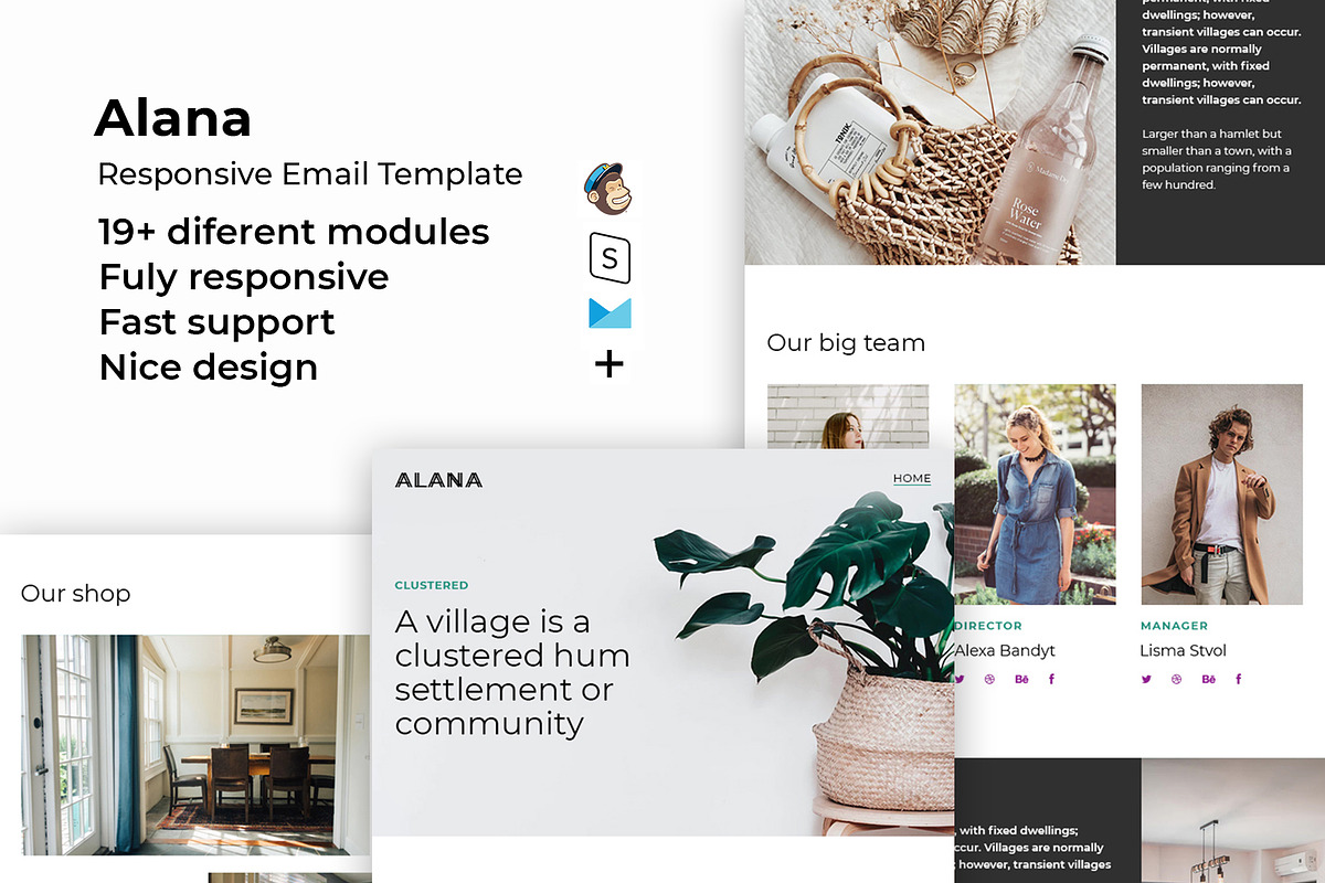 Alana – Responsive Email template in Mailchimp Templates - product preview 8