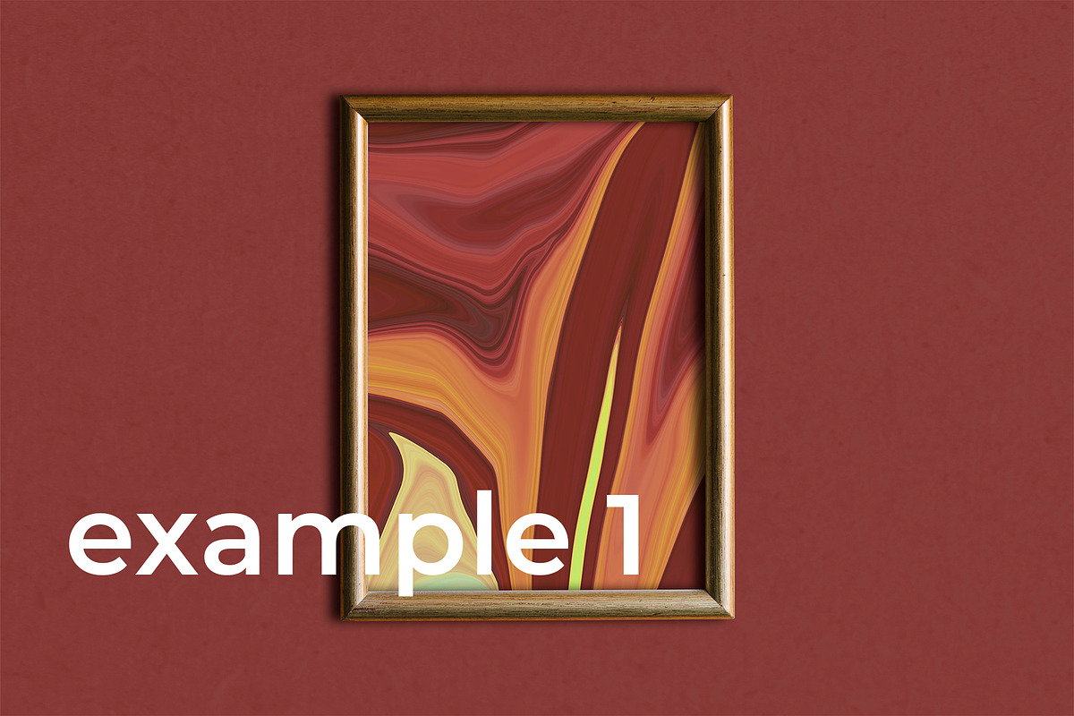 5:7 Frame Mockup Custom wall in Mockup Templates - product preview 8