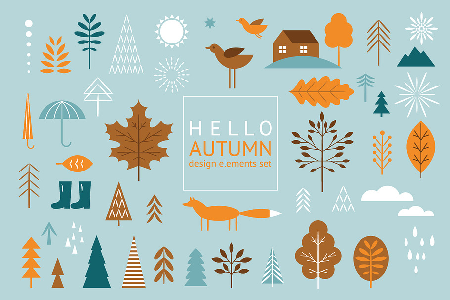 Hello Autumn in Illustrations - product preview 8