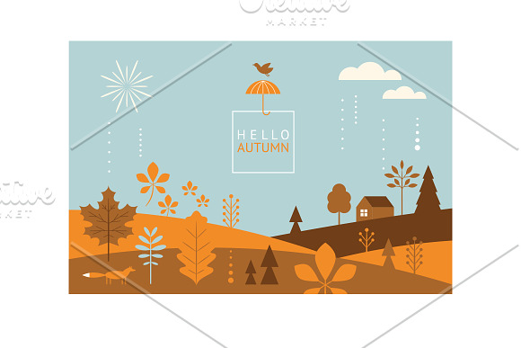 Hello Autumn in Illustrations - product preview 3