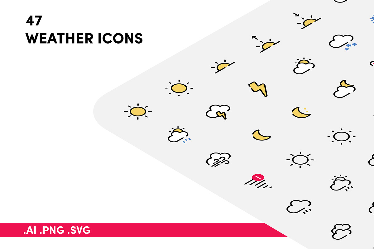 Weather Icon Pack in Icons Packs - product preview 8