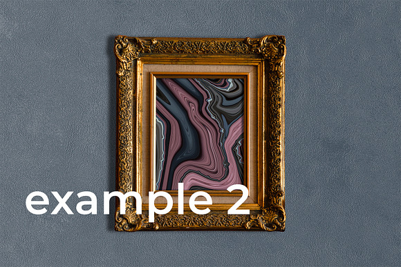 4:5 Vintage Frame Mockup Custom Wall in Mockup Templates - product preview 1