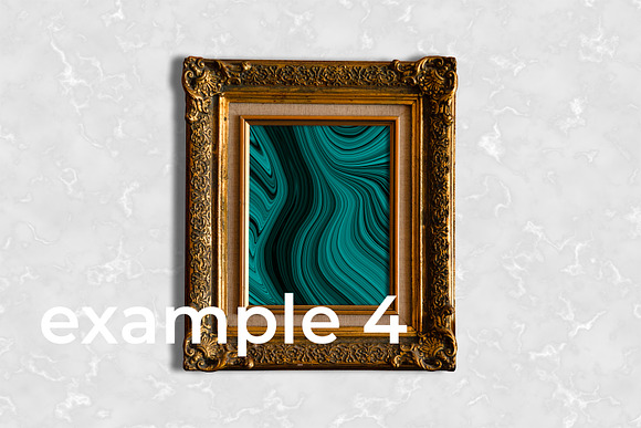 4:5 Vintage Frame Mockup Custom Wall in Mockup Templates - product preview 3