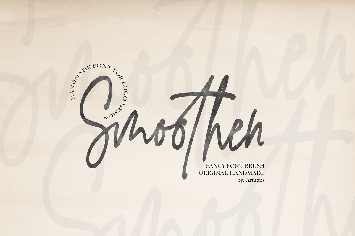 Smoothen in Script Fonts - product preview 8