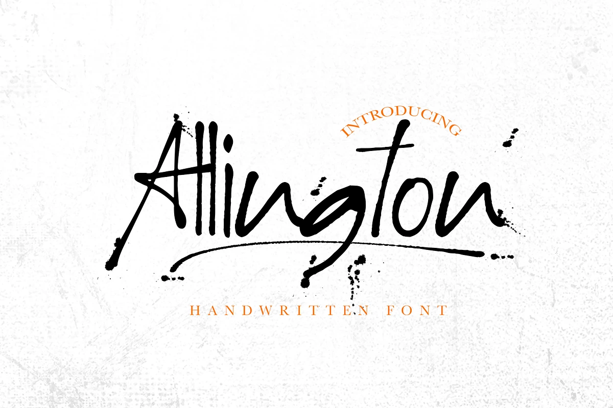 Allington in Script Fonts - product preview 8