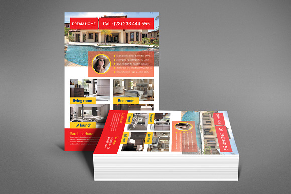 Dream Home Real Estate Flyer in Flyer Templates - product preview 2