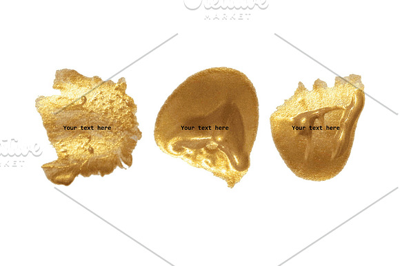 Gold glittering textured art set in Graphics - product preview 4