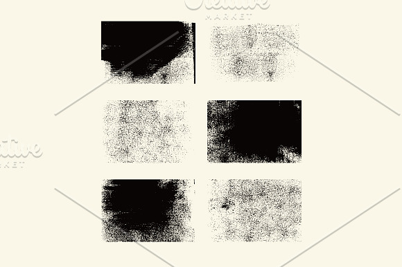 Set of grunge vector textures. in Textures - product preview 3