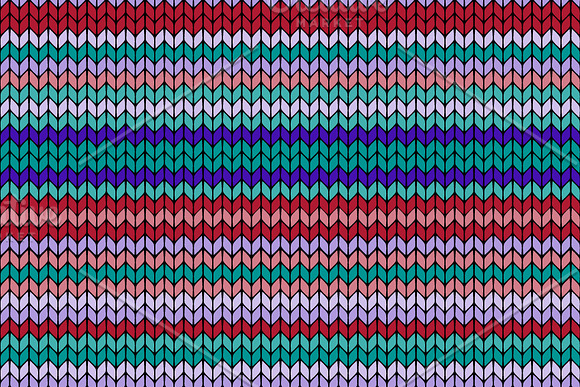 8 Winter Holiday Knitted Patterns in Graphics - product preview 7