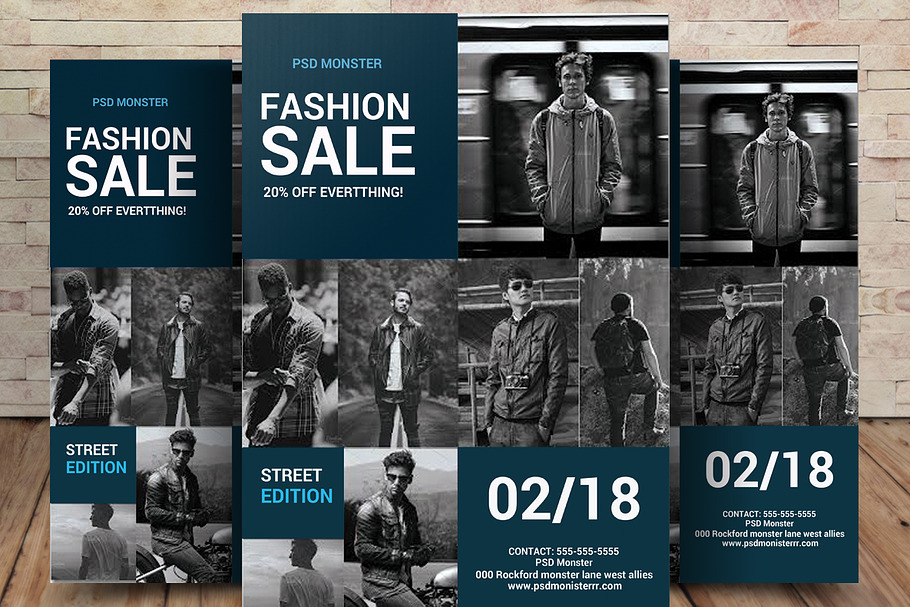 Fashion & Sale Flyer Template in Flyer Templates - product preview 8