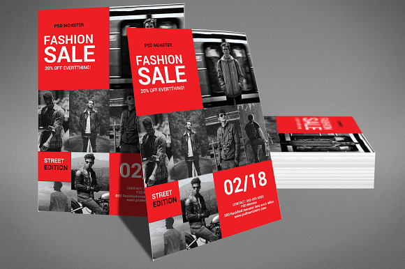 Fashion & Sale Flyer Template in Flyer Templates - product preview 1