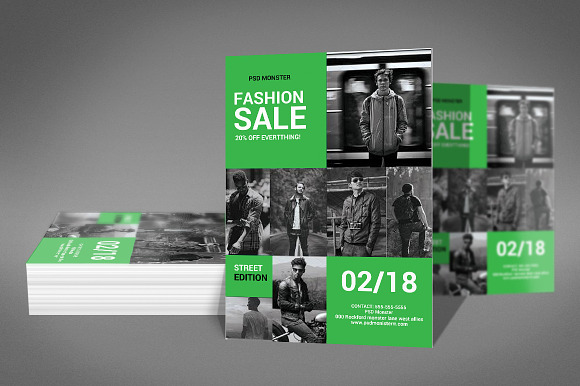 Fashion & Sale Flyer Template in Flyer Templates - product preview 2