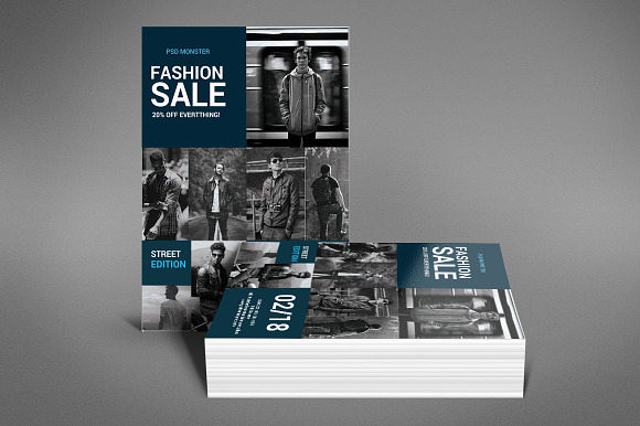 Fashion & Sale Flyer Template in Flyer Templates - product preview 3