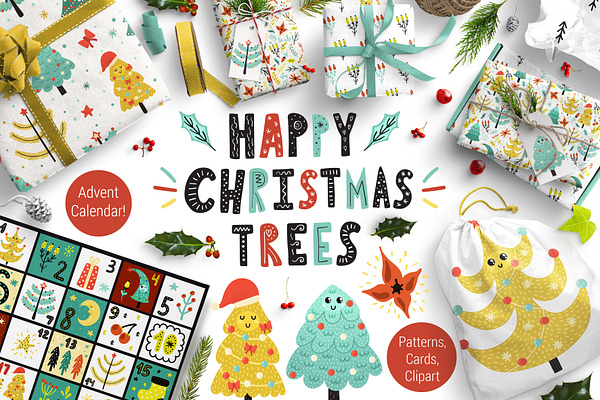 Happy Christmas Trees Collection
