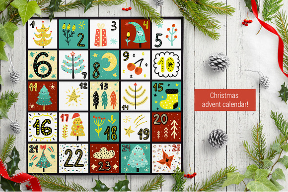 Happy Christmas Trees Collection in Illustrations - product preview 7