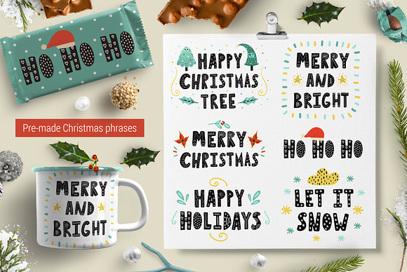 Happy Christmas Trees Collection in Illustrations - product preview 10