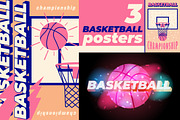 Basketball Championship posters.