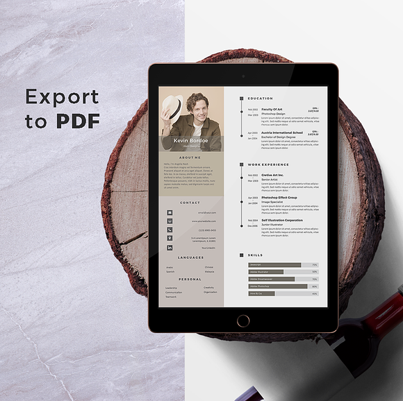 Vol.28 Resume & CV Template in Letter Templates - product preview 6