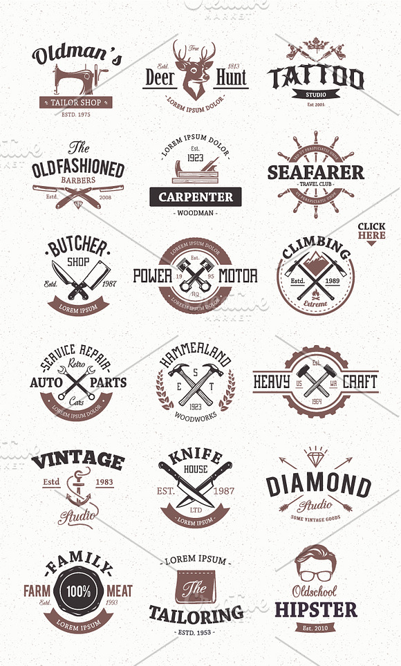 Workshop Logo Templates in Logo Templates - product preview 5
