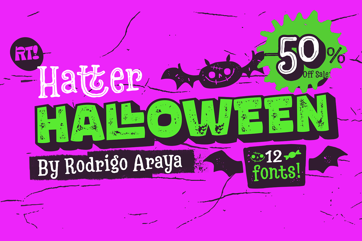 Hatter Halloween -50% All Bundle in Fonts - product preview 8