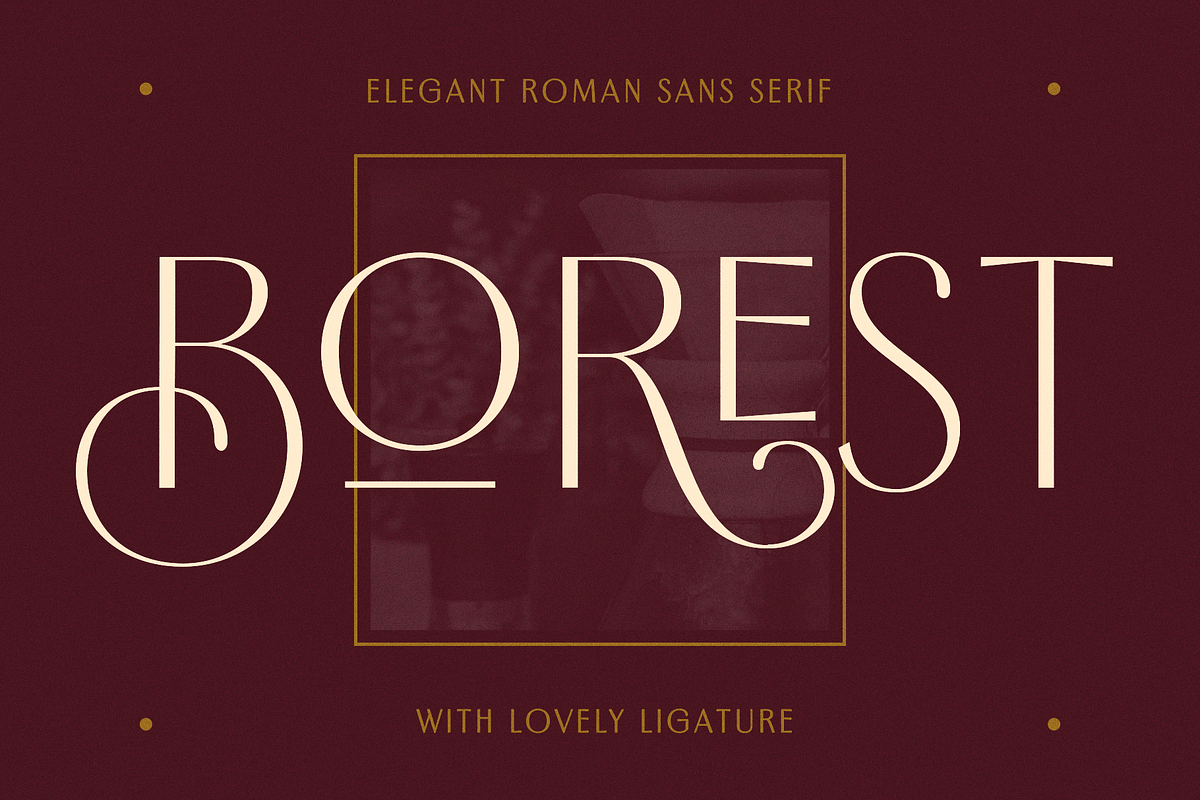 Borest - Elegant Roman Sans Serif in Sans-Serif Fonts - product preview 8
