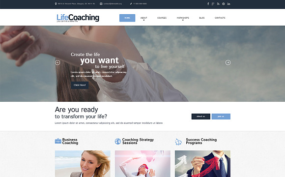 Life Coach - WordPress Theme in WordPress Business Themes - product preview 4