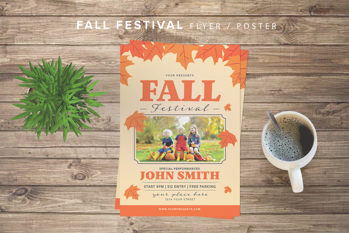 Fall Festival Flyer in Flyer Templates - product preview 8