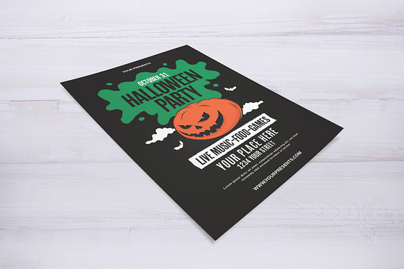 Halloween Party Flyer in Flyer Templates - product preview 1
