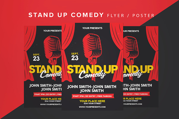 Stand up Comedy Flyer