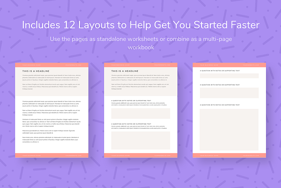 Charlotte - Workbook Template Canva in Magazine Templates - product preview 1