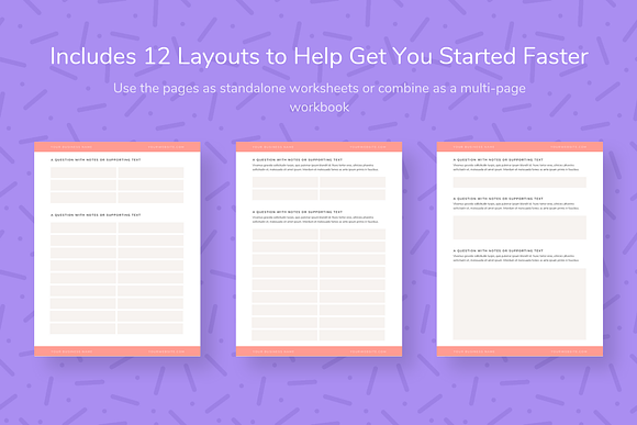 Charlotte - Workbook Template Canva in Magazine Templates - product preview 4