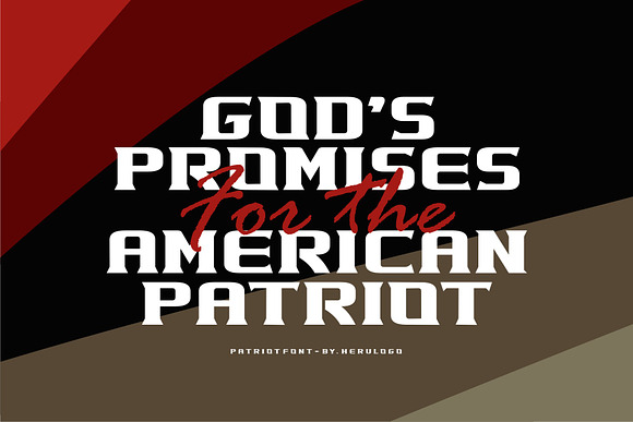 PATRIOT in Display Fonts - product preview 1